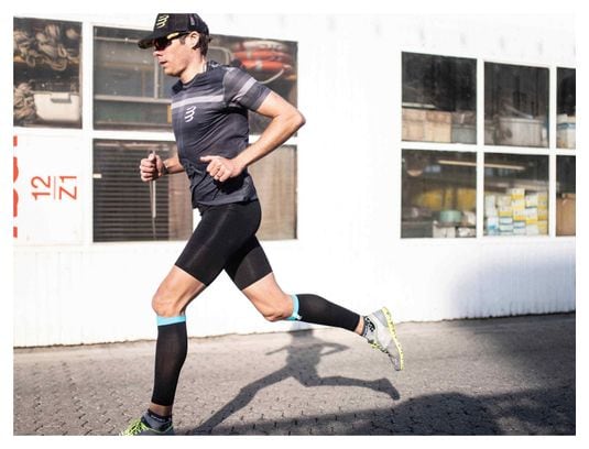 Compressport Culotte con tirantes Run Under Control negro hombre