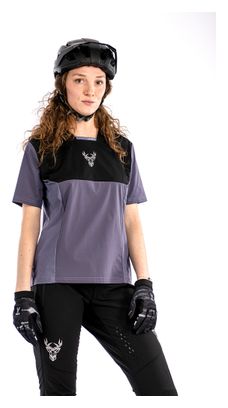 Maglia a maniche corte Animoz Pure viola da donna
