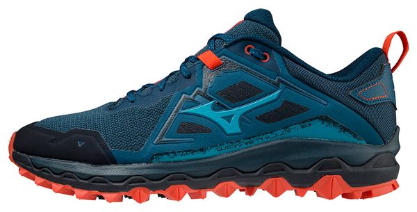 Chaussures de Trail Running Mizuno Wave Mujin 8 Bleu Rouge