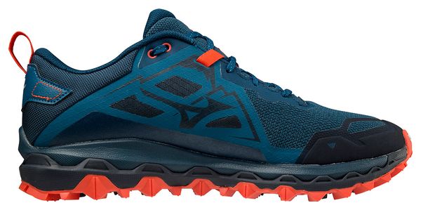 Chaussures de Trail Running Mizuno Wave Mujin 8 Bleu Rouge