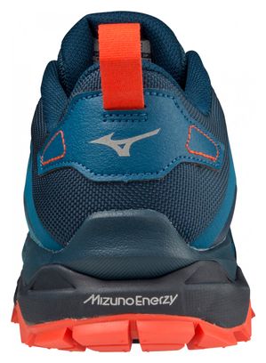 Chaussures de Trail Running Mizuno Wave Mujin 8 Bleu Rouge