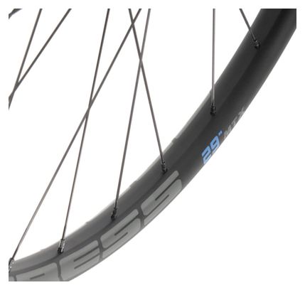 Paire de roues Progress MTX Nitro 29” Gris | 15x100/12x142 mm | 6 Trous | Shimano Microspline