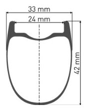 Rueda delantera DT Swiss GRC 1400 SP 650b / 27.5 '' Spline DB 42 | 12x100mm