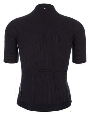 Q36.5 Pinstripe PRO Short Sleeve Jersey Black