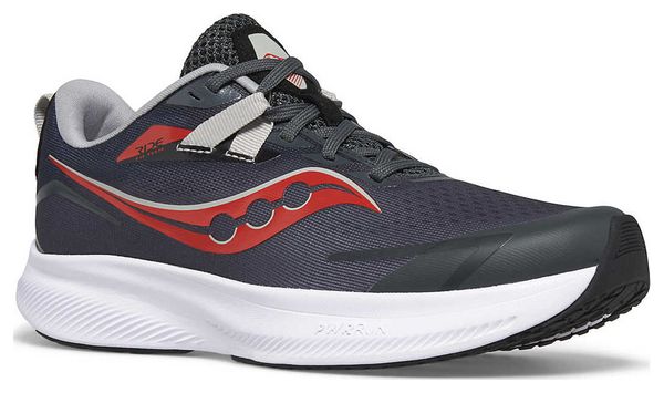 Scarpe da corsa per bambini Saucony Ride 15 Nero Rosso