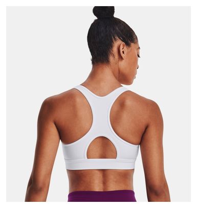 Brassière Under Armour HeatGear Armour Mid Blanc