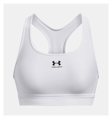 Brassière Under Armour HeatGear Armour Mid Blanc