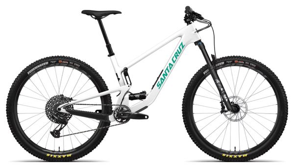 Santa Cruz Tallboy Carbon C Bicicleta de montaña todo terreno con suspensión Sram GX Eagle 12V 29'' Blanca