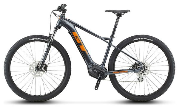 GT Pantera Dash Shimano Altus 8v Zwart/Oranje Semi-Rigid Elektrische Mountainbike