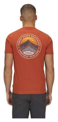 Rab Basecamp 3 Peak T-Shirt Rosso