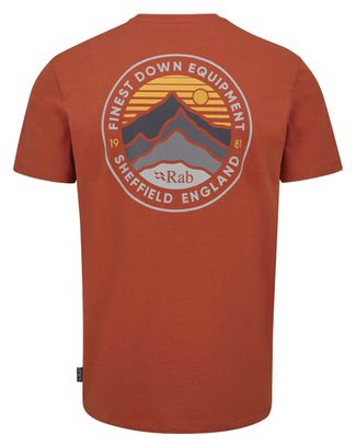 Rab Basecamp 3 Peak T-Shirt Rosso