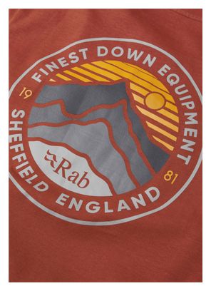 Rab Basecamp 3 Peak T-Shirt Rosso