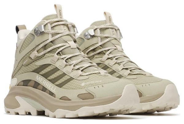 Merrell Moab Speed 2 Mid Gore-Tex Wanderschuhe für Damen, beige