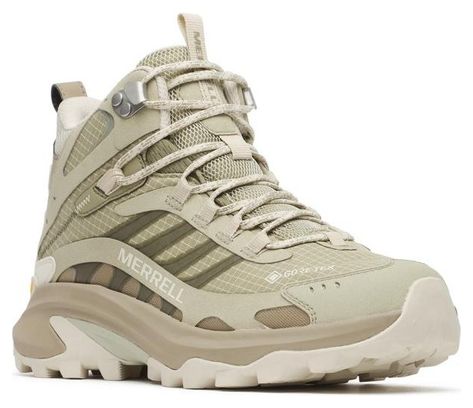 Merrell Moab Speed 2 Mid Gore-Tex Wanderschuhe für Damen, beige