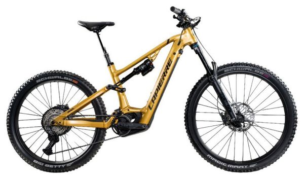 Lapierre Overvolt AM 8.7 EMTB a sospensione completa Shimano SLX/XT 12S 750Wh MX (29/27.5'') Oro 2024