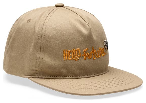 Casquette Fox Snapback Hello Future Beige