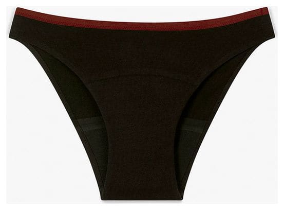 Culotte Menstruelle en coton pour Ados - Flux moyen - Noir