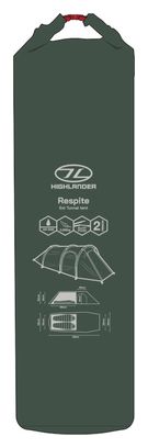 Highlander Respite 2 Extended Pine Green - Tente tunnel 2 personnes - Vert
