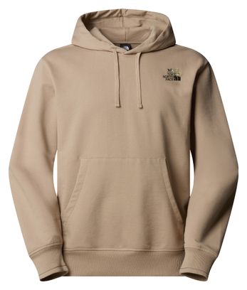 The North Face Graphic Dome Flower Unisex Hoodie Beige