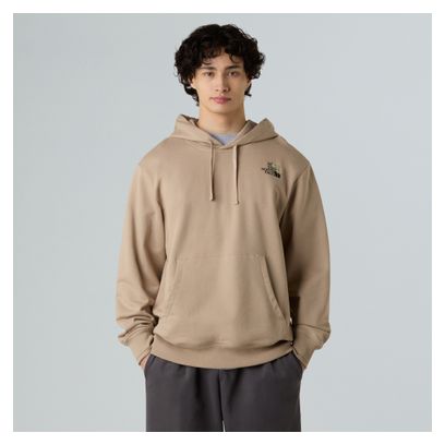 The North Face Graphic Dome Flower Unisex Hoodie Beige