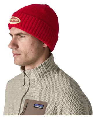 Bonnet Unisexe Patagonia Brodeo Rouge