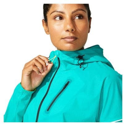 Asics FujiTrail Jacket 2012B930-800  Femme  Vert  vestes