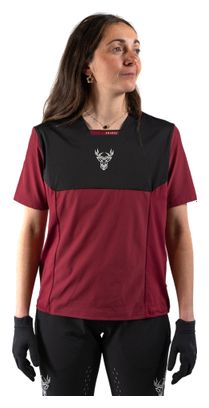 Animoz Pure Women's Long-Sleeve Jersey, Bordeaux/Black