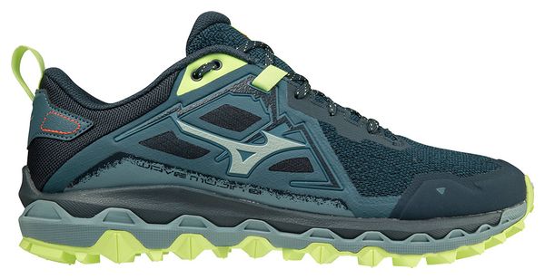 Chaussures de Trail Running Mizuno Wave Mujin 8 Bleu Vert