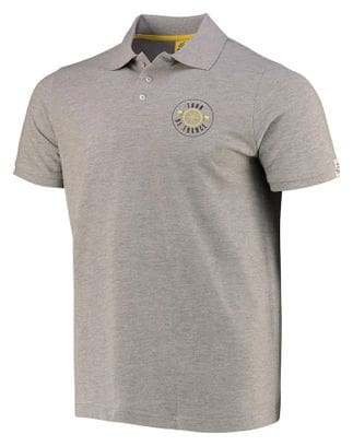 Polo-Shirt mit kurzen Ärmeln Tour de France Logo Roue Grau