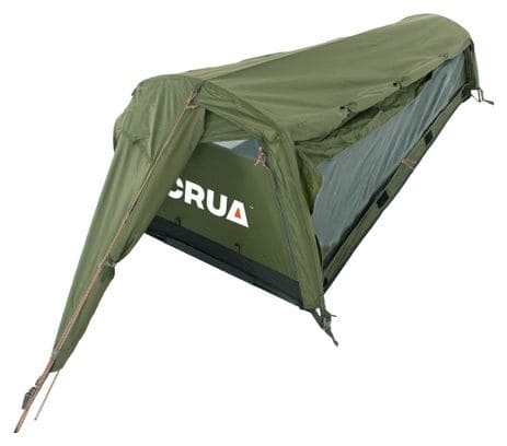 Crua outdoors Hybrid-tente bivouac compacte shelter - 1 personne - Verte