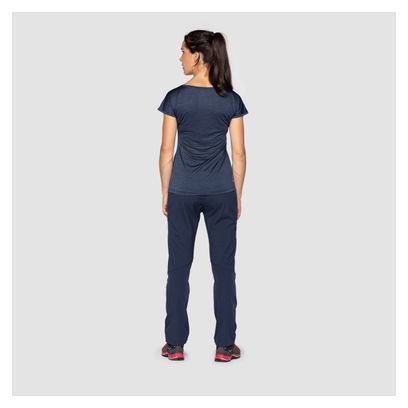 Women's Salewa Puez Melange Dry Navy Blue T-Shirt