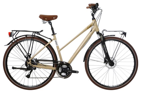 Vélo de Ville Femme Bicyklet Colette Shimano Acera/Altus 8V 700 mm Beige