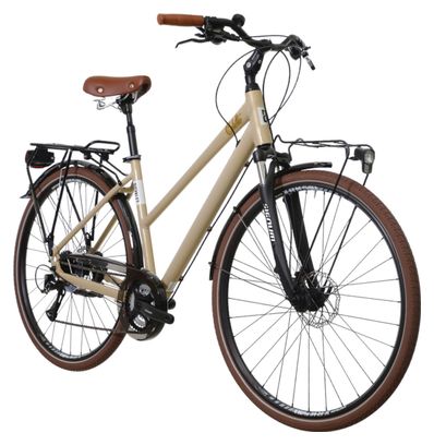 Bicyklet Colette Dames Stadsfiets Shimano Acera/Altus 8S 700 mm Beige