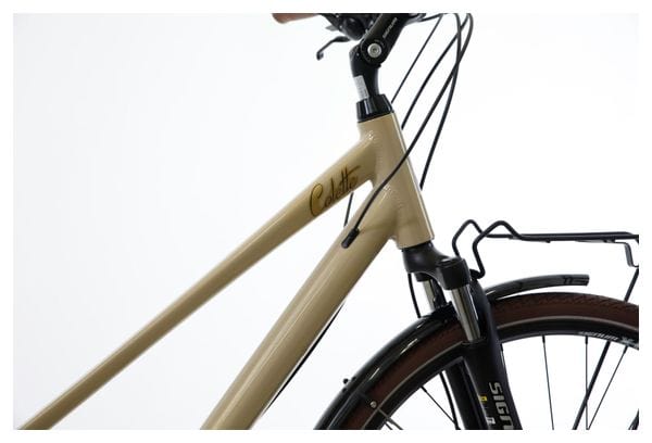 Vélo de Ville Femme Bicyklet Colette Shimano Acera/Altus 8V 700 mm Beige