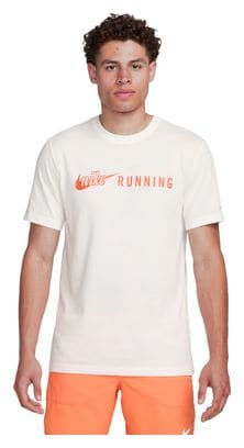 Camiseta de manga corta <strong>Nike Dri-Fit Run Energy</strong> Beige