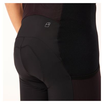 Kurze Oakley Off Grid Cargo Trägerhose Schwarz