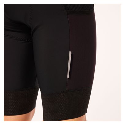 Kurze Oakley Off Grid Cargo Trägerhose Schwarz