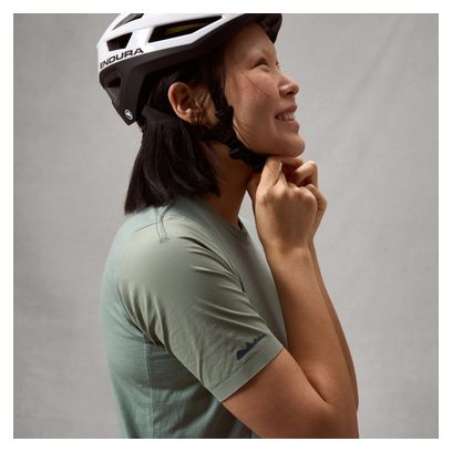 Camiseta técnica Endura Alltrack Ride verde para mujer