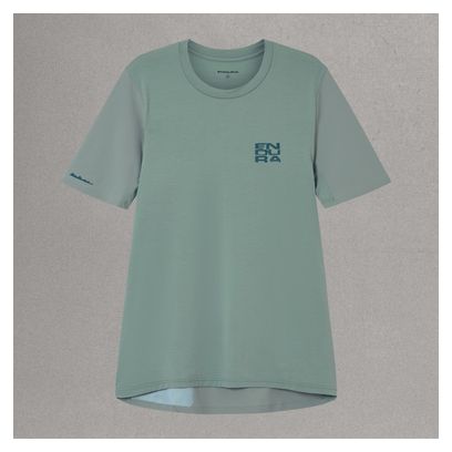 Camiseta técnica Endura Alltrack Ride verde para mujer