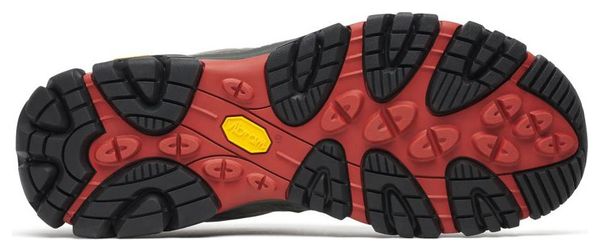 Merrell Moab 3 Gore-Tex Hiking Shoes, Gray/Red, Men's