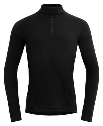 Camiseta interior Devold Duo  Active Merino 205 Z.Neck Negro Hombre