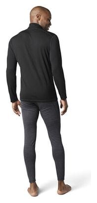 Baselayer Homme Smartwool Classic Thermal Merino 1/2 Zip Noir