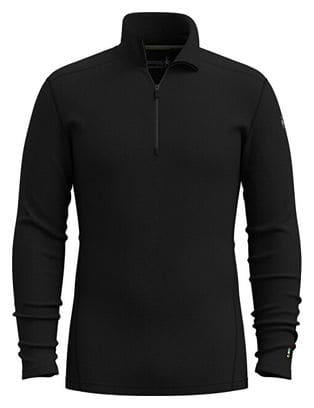 Baselayer Homme Smartwool Classic Thermal Merino 1/2 Zip Noir