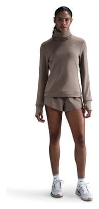 Haut thermique 1/2 zip Nike Therma-Fit Swift Element Marron Femme