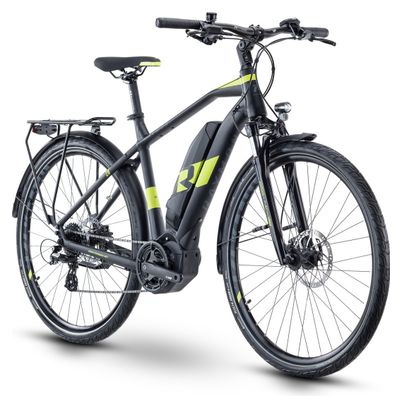 Raymon TourRay E 1.0 Electric Trekking Bike Shimano Altus 8S 400 Wh 700 mm Black Lime Green 2023