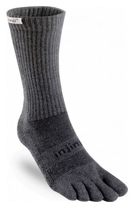 Chaussettes à orteils de running Trail Midweight Crew Coolmax unisexe
