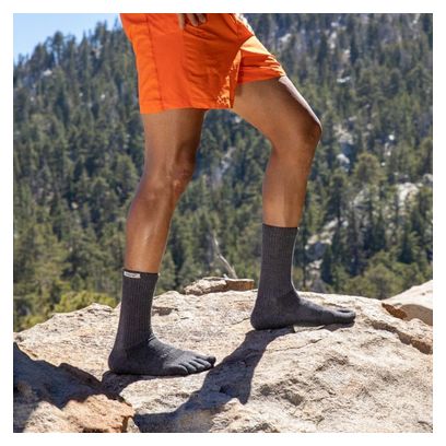 Chaussettes à orteils de running Trail Midweight Crew Coolmax unisexe