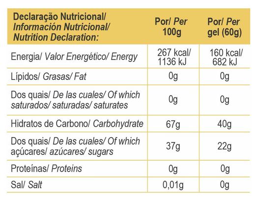 GoldNutrition Carb Max Gel <strong>Energético</strong> Piña Colada 60g