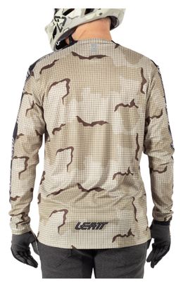 Maglia a maniche lunghe Leatt Gravity 3.0 Beige
