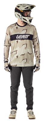 Maglia a maniche lunghe Leatt Gravity 3.0 Beige